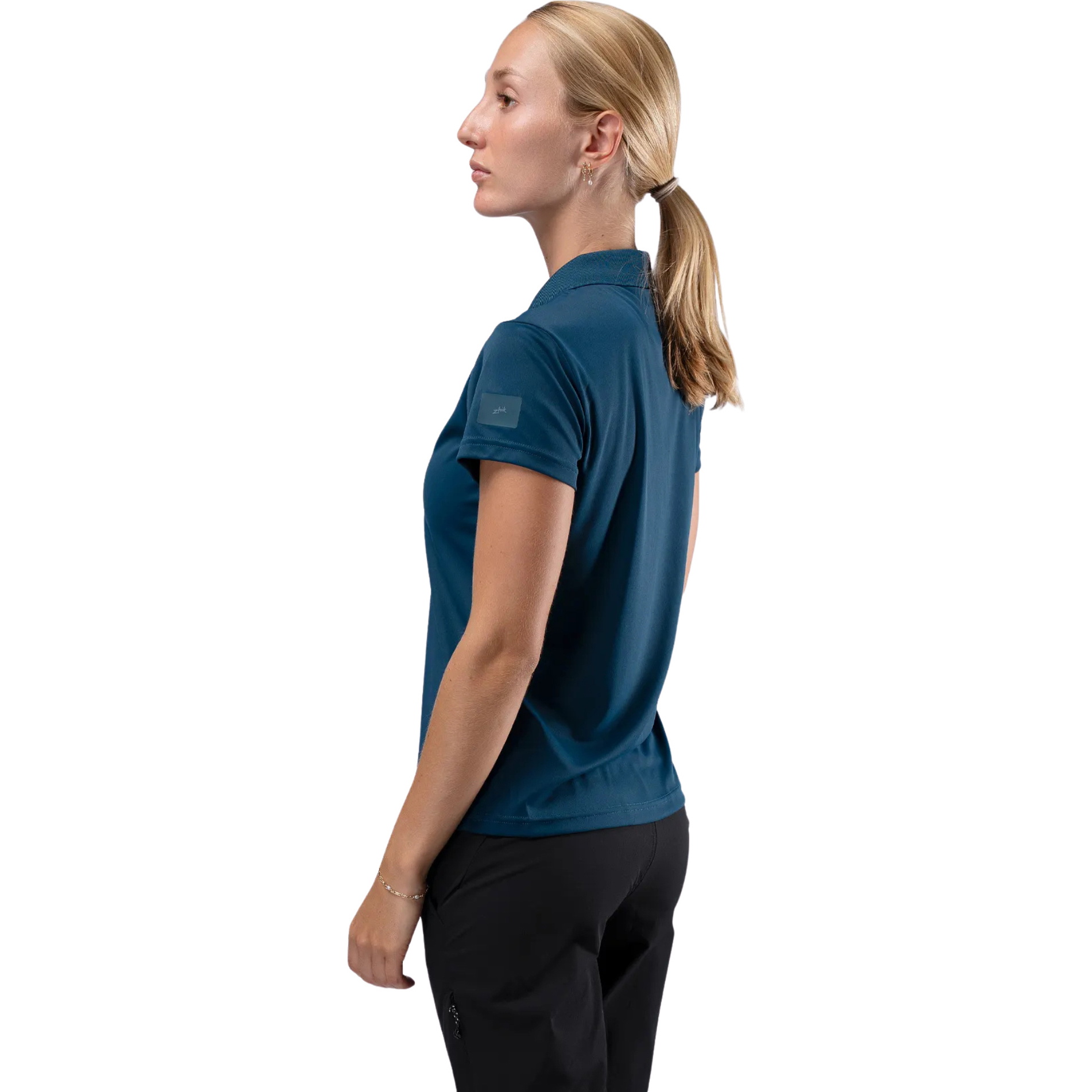 2026 Zhik Womens UVactive Short Sleeve Polo ATP-0086-W - Deep Teal